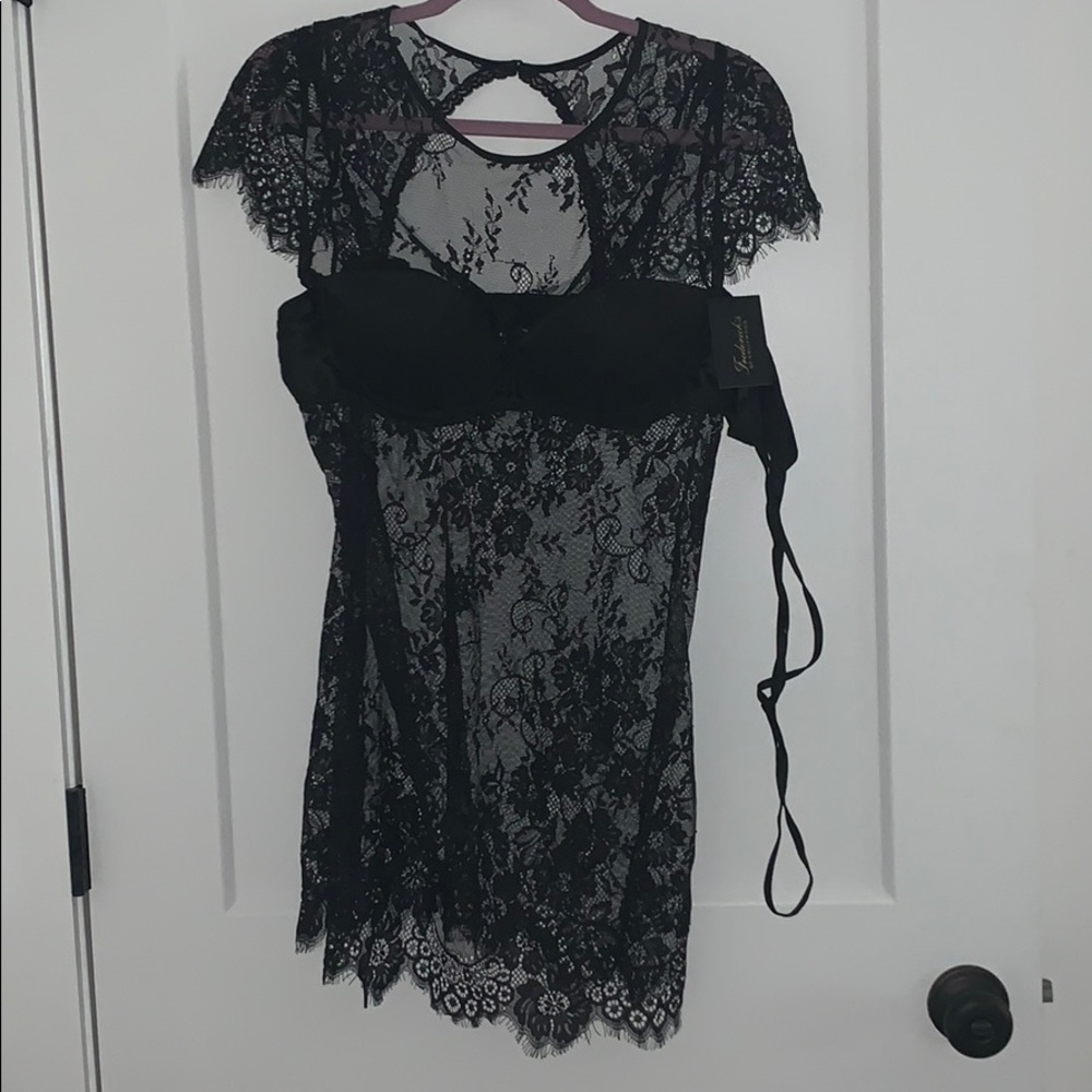 NWT, Never worn or tried on. From Fredericks